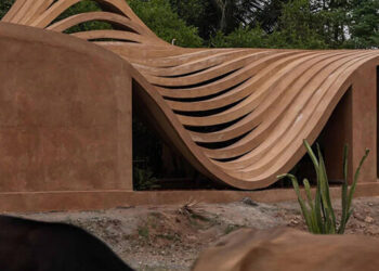 VY Architecture Studio Frames Nature With Curving Walls