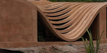 VY Architecture Studio Frames Nature With Curving Walls